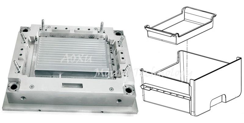 Refrigerator Tray Part Plastic Injection Mold