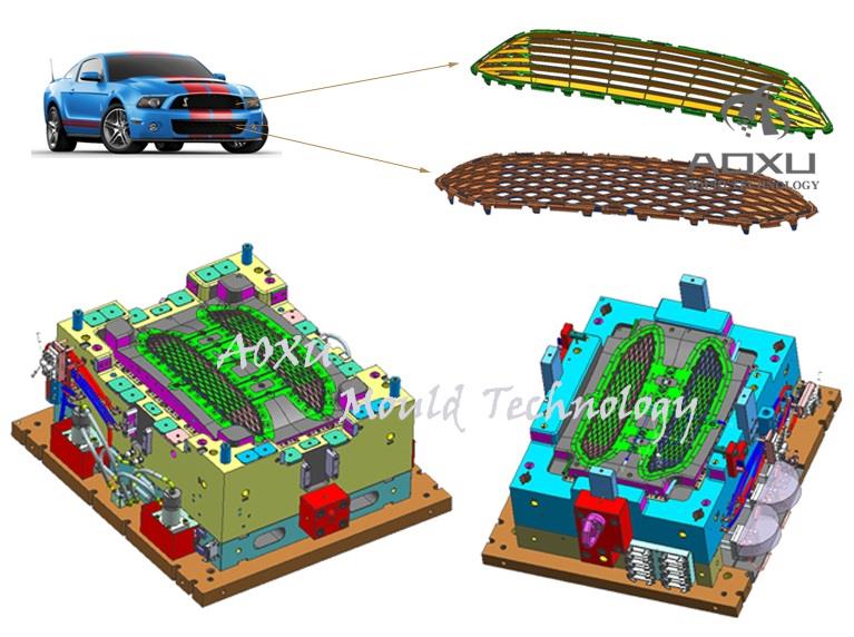 Automotive Plastic Exterior Grid Mould