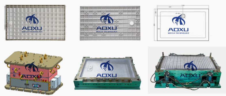 SMC Shower Room Floor Mould