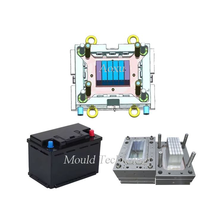 Molde de inyección para contenedores de baterías de automóviles