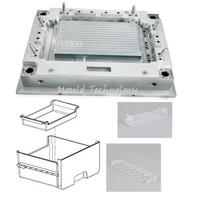 Molde de inyección de plástico para bandeja de refrigerador